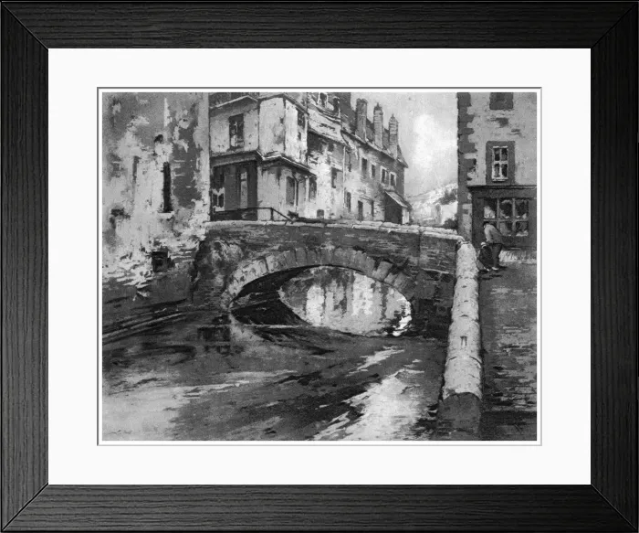 Framed Print : Pont Breton, c1890-1940 (1924). Artist: Ferdinand-Jean Luigini Framed Print : Pont Breton, c1890-1940 (1924). Artist: Ferdinand-Jean Luigini