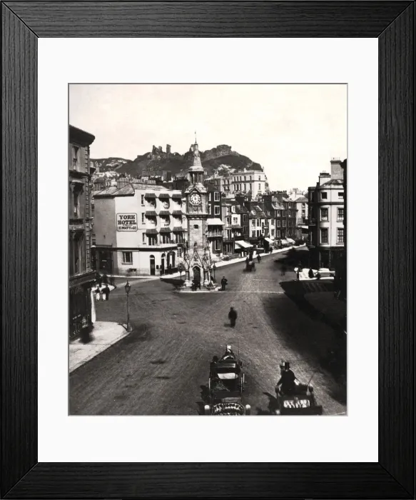 Framed Print : York Buildings, Hastings, Sussex, c1900 Framed Print : York Buildings, Hastings, Sussex, c1900