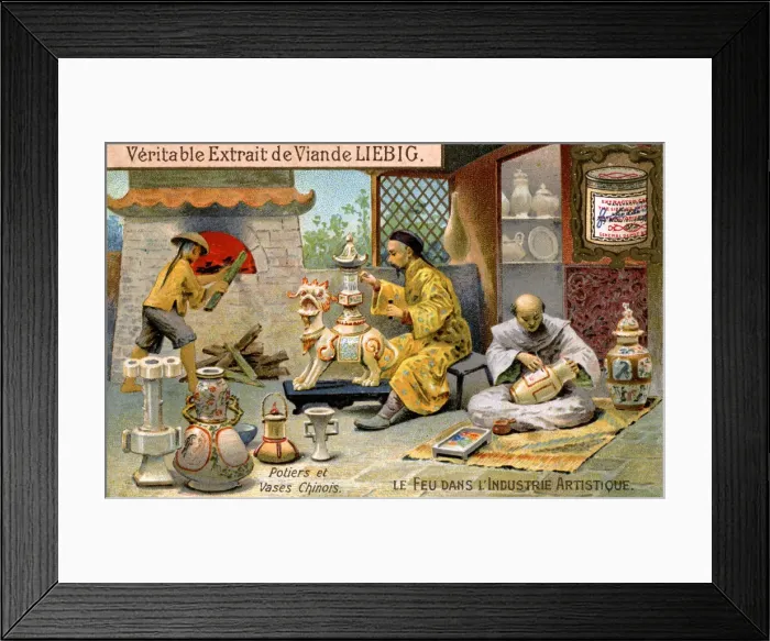 Framed Print : Chinese ceramics, c1900 Framed Print : Chinese ceramics, c1900