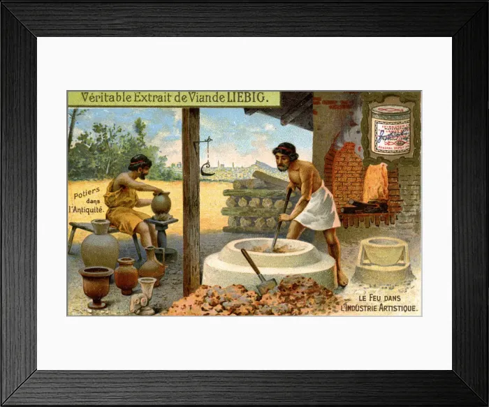 Framed Print : Potters in antiquity, c1900 Framed Print : Potters in antiquity, c1900