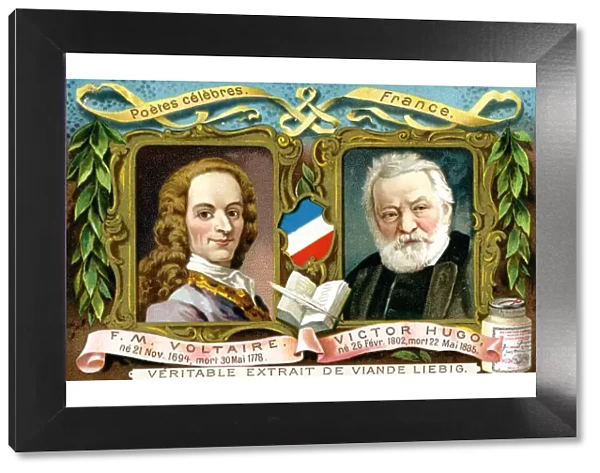 Voltaire and Victor Hugo, c1900