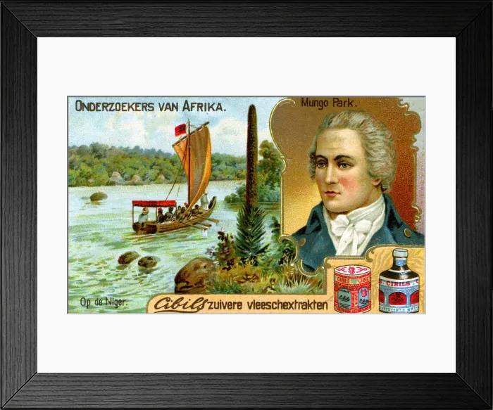 Framed Print : Mungo Park, Scottish explorer, (c1900) Framed Print : Mungo Park, Scottish explorer, (c1900)