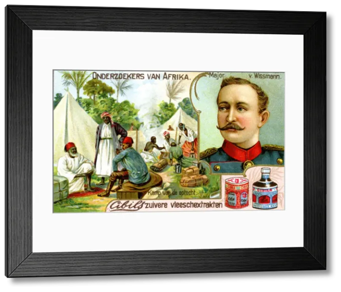 Framed Print : Major von Wissman, German soldier, (c1900) Framed Print : Major von Wissman, German soldier, (c1900)
