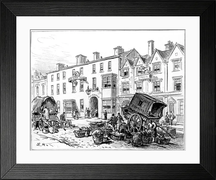 Framed Print : The Red House Hotel, Stratford-upon-Avon, Warwickshire, 1885. Artist: Edward Hull Framed Print : The Red House Hotel, Stratford-upon-Avon, Warwickshire, 1885. Artist: Edward Hull