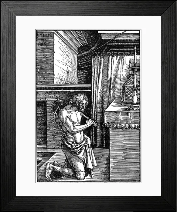 Framed Print : Der Bussende, 1510, (1936). Artist: Albrecht Durer Framed Print : Der Bussende, 1510, (1936). Artist: Albrecht Durer