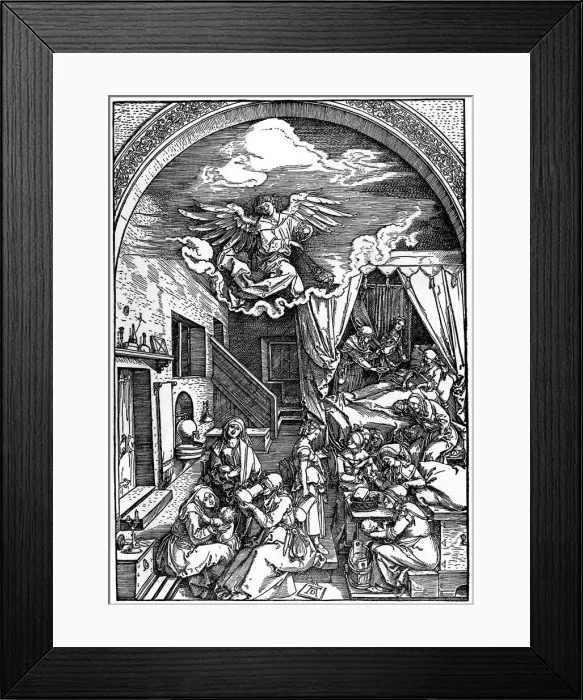 Framed Print : Birth of the Virgin, 1502-1505, (1936). Artist: Albrecht Durer Framed Print : Birth of the Virgin, 1502-1505, (1936). Artist: Albrecht Durer