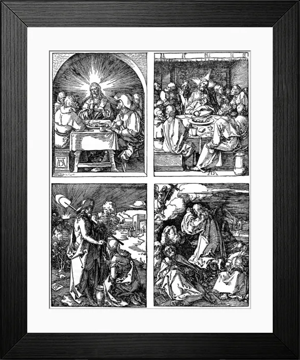 Framed Print : The Small Passion series, 1509-1511, (1936). Artist: Albrecht Durer Framed Print : The Small Passion series, 1509-1511, (1936). Artist: Albrecht Durer