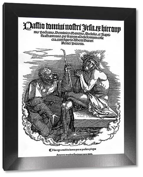 Titlepage to the series The Great Passion, 1510, (1936). Artist: Albrecht Durer