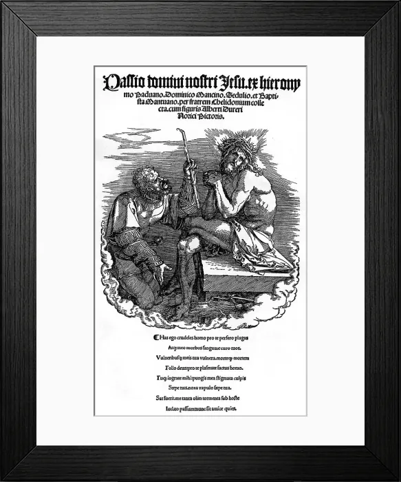 Framed Print : Titlepage to the series The Great Passion, 1510, (1936). Artist: Albrecht Durer Framed Print : Titlepage to the series The Great Passion, 1510, (1936). Artist: Albrecht Durer