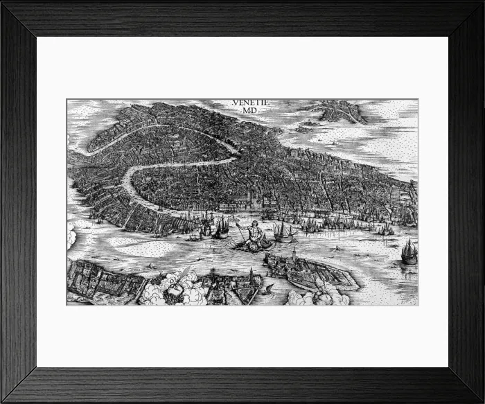 Framed Print : Venice, 1500. Artist: Jacopo de Barbari Framed Print : Venice, 1500. Artist: Jacopo de Barbari