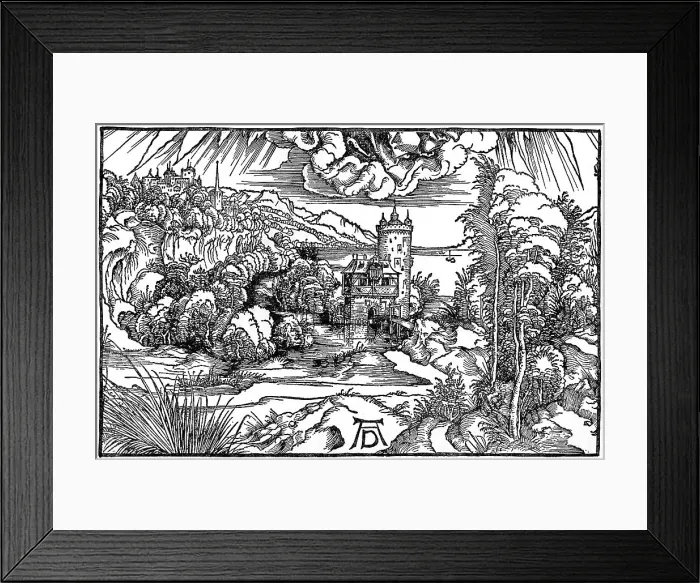 Framed Print : Landscape, 1498, (1936). Artist: Albrecht Durer Framed Print : Landscape, 1498, (1936). Artist: Albrecht Durer