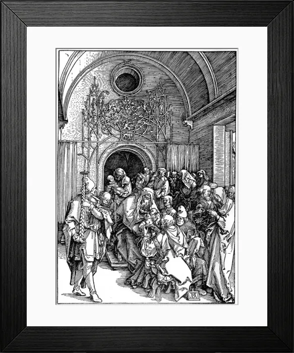 Framed Print : The Circumcision, 1502-1505, (1936). Artist: Albrecht Durer Framed Print : The Circumcision, 1502-1505, (1936). Artist: Albrecht Durer