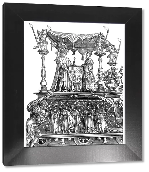 Triumphal Return of Maximilian I, 1515, (1936). Artist: Albrecht Durer