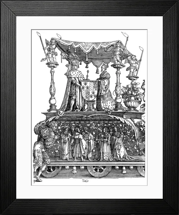 Framed Print : Triumphal Return of Maximilian I, 1515, (1936). Artist: Albrecht Durer