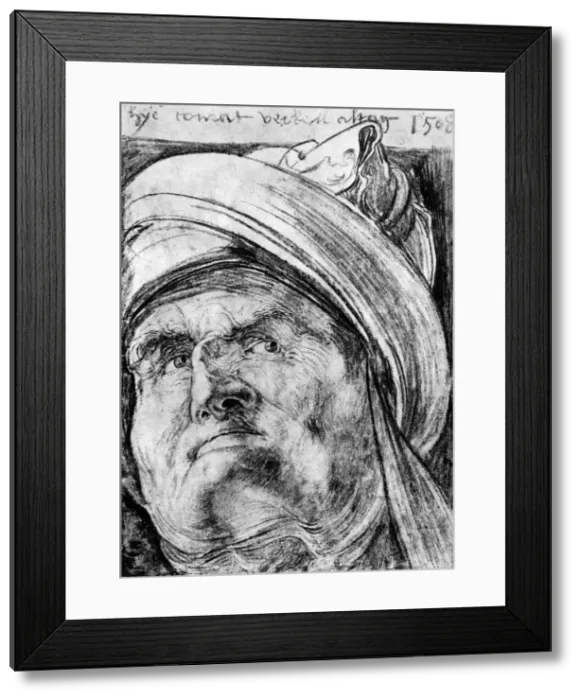 Framed Print : Conrad Verkell, 1508, (1936). Artist: Albrecht Durer Framed Print : Conrad Verkell, 1508, (1936). Artist: Albrecht Durer