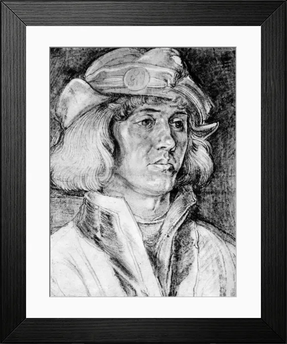 Framed Print : Unknown portrait, 16th century, (1936). Artist: Albrecht Durer Framed Print : Unknown portrait, 16th century, (1936). Artist: Albrecht Durer