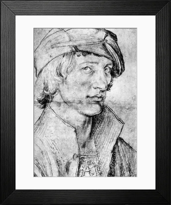 Framed Print : Unknown portrait, 1514, (1936). Artist: Albrecht Durer Framed Print : Unknown portrait, 1514, (1936). Artist: Albrecht Durer