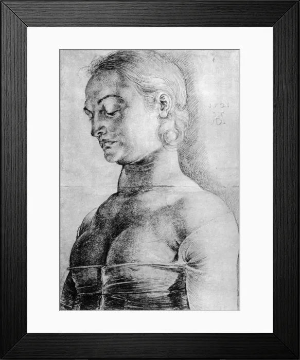 Framed Print : Holy Apollonia, 1521, (1936). Artist: Albrecht Durer Framed Print : Holy Apollonia, 1521, (1936). Artist: Albrecht Durer