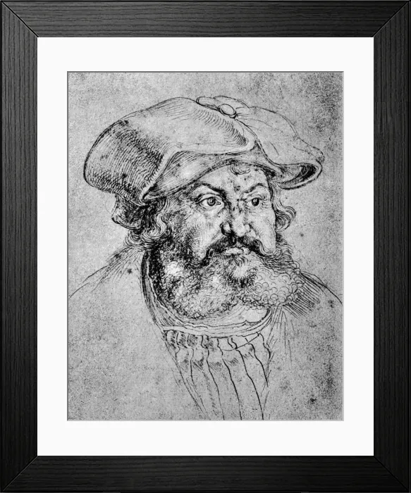Framed Print : Friedrich der Weise, 1523-1524, (1936). Artist: Albrecht Durer Framed Print : Friedrich der Weise, 1523-1524, (1936). Artist: Albrecht Durer