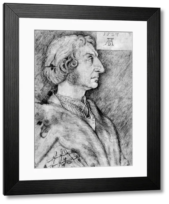 Framed Print : Ulrich Starck, 1527, (1936). Artist: Albrecht Durer Framed Print : Ulrich Starck, 1527, (1936). Artist: Albrecht Durer