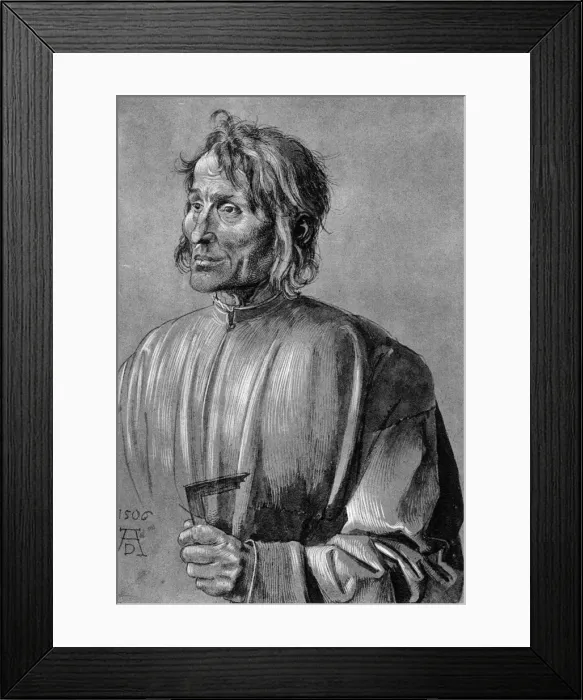 Framed Print : Building master Hieronymus of Augsburg, 1506, (1936). Artist: Albrecht Durer