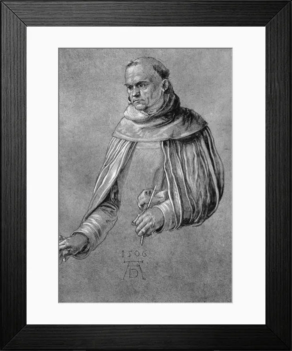 Framed Print : Holy Dominikus, 1506, (1936). Artist: Albrecht Durer Framed Print : Holy Dominikus, 1506, (1936). Artist: Albrecht Durer