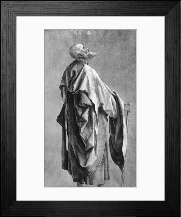 Framed Print : Apostle, 1508, (1936). Artist: Albrecht Durer Framed Print : Apostle, 1508, (1936). Artist: Albrecht Durer