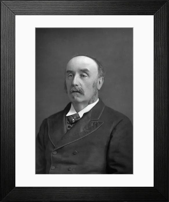 Framed Print : Lewis Morris, British poet, 1890. Artist: W&D Downey Framed Print : Lewis Morris, British poet, 1890. Artist: W&D Downey