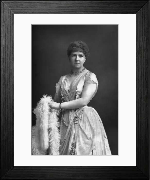 Framed Print : Anna Williams, singer, 1890. Artist: W&D Downey Framed Print : Anna Williams, singer, 1890. Artist: W&D Downey