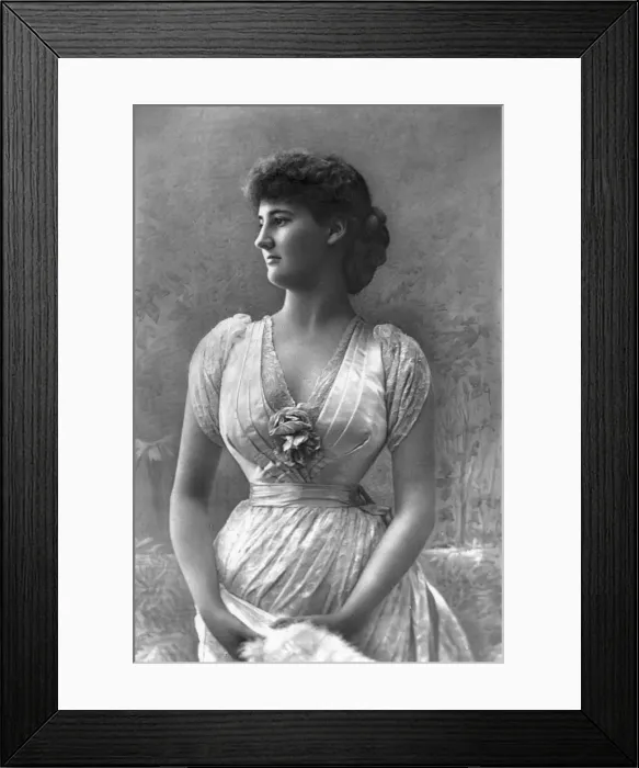 Framed Print : The Duchess of Leinster, 1890. Artist: W&D Downey Framed Print : The Duchess of Leinster, 1890. Artist: W&D Downey