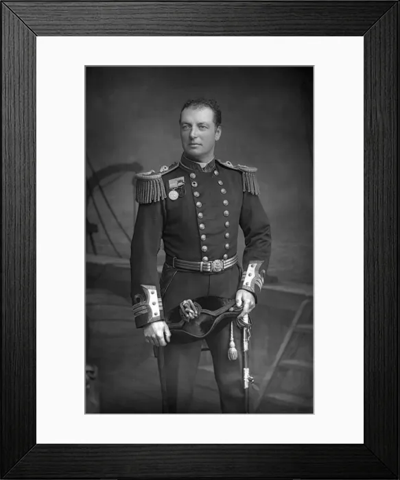 Framed Print : Lord Charles Beresford (1846-1919), British admiral and member of parliament, 1890. Artist: W&D Downey Framed Print : Lord Charles Beresford (1846-1919), British admiral and member of parliament, 1890. Artist: W&D Downey