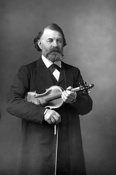 Joseph Joachim (1831-1907), Hungarian violinist, conductor and composer, 1890. Artist: W&D Downey