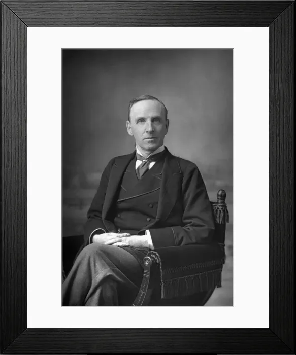 Framed Print : John Morley (1838-1923), 1st Viscount Morley of Blackburn, 1890. Artist: W&D Downey Framed Print : John Morley (1838-1923), 1st Viscount Morley of Blackburn, 1890. Artist: W&D Downey