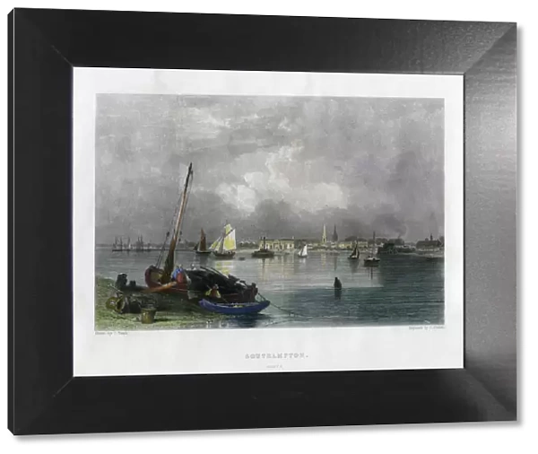 Southampton, Hampshire, 19th century. Artist: E Finden