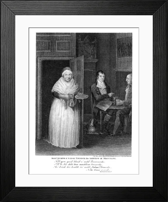 Framed Print : Robert Burns (1759-1796), Scottish poet, 1805 Framed Print : Robert Burns (1759-1796), Scottish poet, 1805