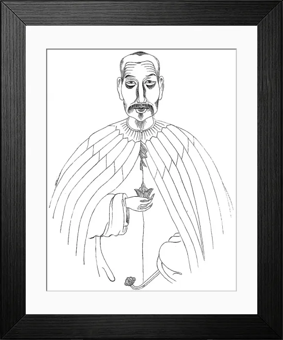 Framed Print : Mianning, Emperor of China, c1850 Framed Print : Mianning, Emperor of China, c1850