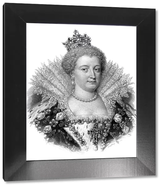 Marie de Medici, Queen Consort of Henry IV of France. Artist: Geoffroy