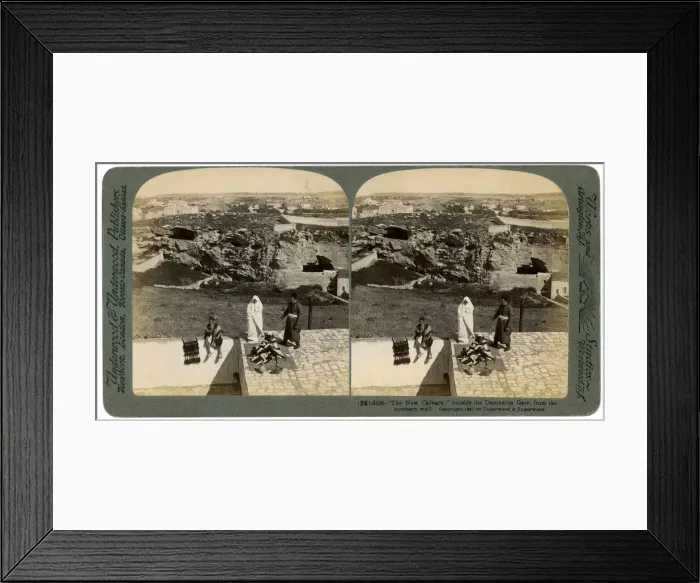 Framed Print : Jerusalem as seen from the Damascus Gate, Palestine, 1901. Artist: Underwood & Underwood Framed Print : Jerusalem as seen from the Damascus Gate, Palestine, 1901. Artist: Underwood & Underwood