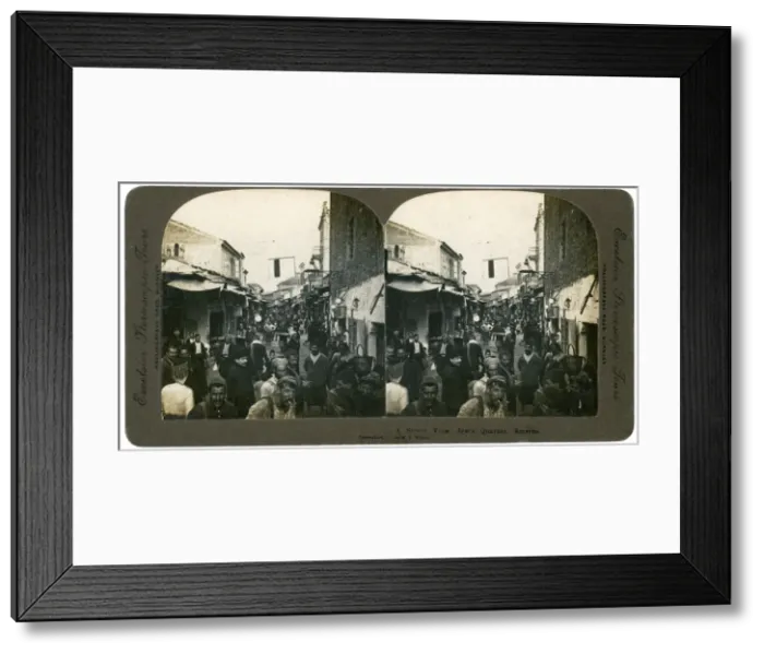 Framed Print : The Jewish quarter, Smyrna, Greece, 1900s. Artist: ME Wright Framed Print : The Jewish quarter, Smyrna, Greece, 1900s. Artist: ME Wright