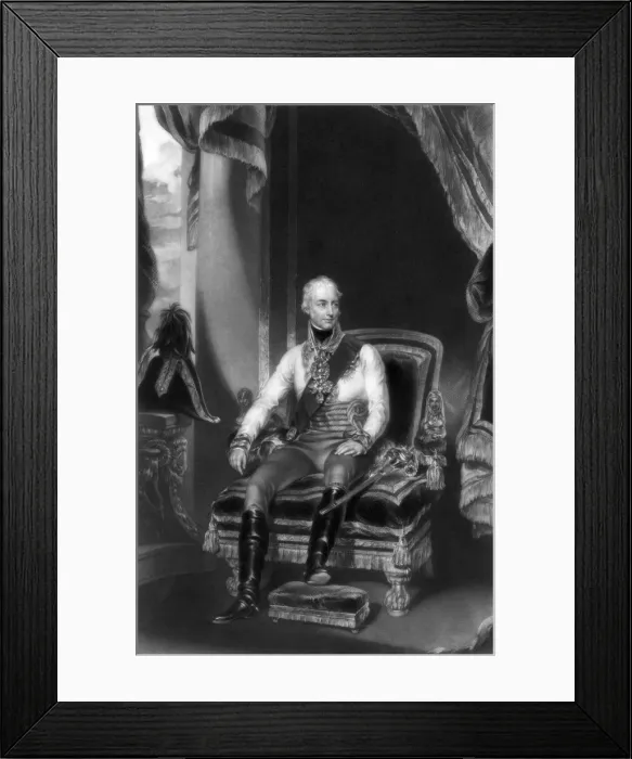 Framed Print : Francis I, Emperor of Austria. Artist: GH Phillips