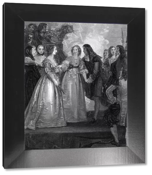 Charles II receiving the Duchess of Orleans at Dover, 1670 (1804). Artist: William Bromley