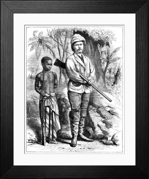 Framed Print : Henry Morton Stanley (1841-1904), Welsh journalist and explorer, 19th century Framed Print : Henry Morton Stanley (1841-1904), Welsh journalist and explorer, 19th century