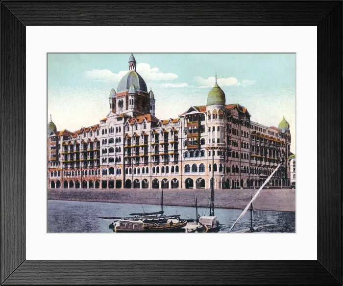 Framed Print : The Taj Mahal Palace Hotel, Bombay, India, early 20th century Framed Print : The Taj Mahal Palace Hotel, Bombay, India, early 20th century