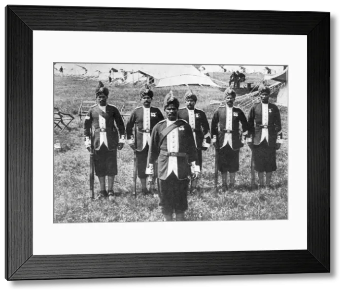 Framed Print : Indian troops at the front, First World War, 1914-1918, (c1920) Framed Print : Indian troops at the front, First World War, 1914-1918, (c1920)