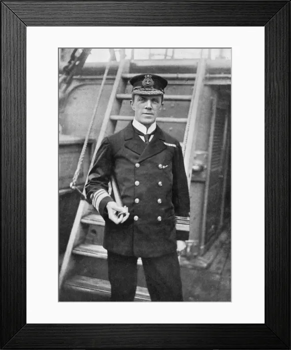 Framed Print : Vice-Admiral Sir Frederick Sturdee, British sailor, First World War, c1916, (c1920). Artist: J Russell & Sons Framed Print : Vice-Admiral Sir Frederick Sturdee, British sailor, First World War, c1916, (c1920). Artist: J Russell & Sons