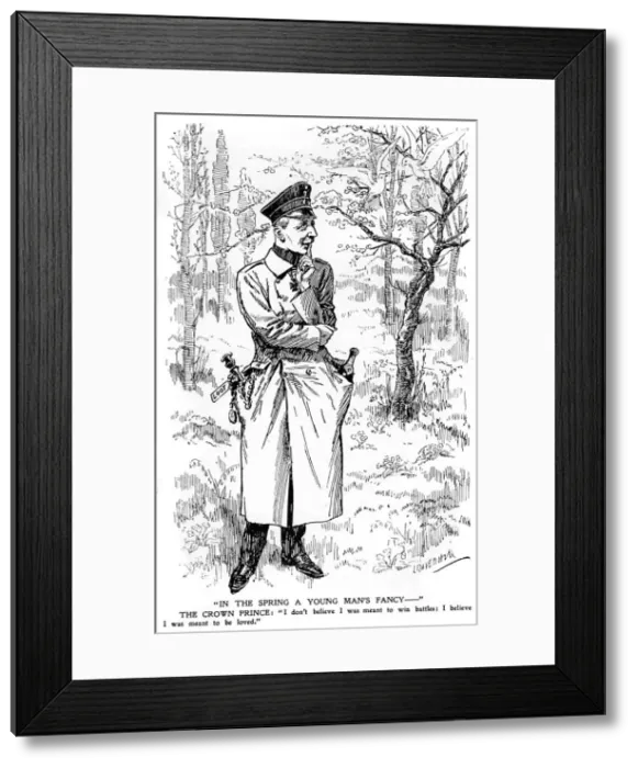 Framed Print : In the Spring a Young Mans Fancy... First World War, (1920) Framed Print : In the Spring a Young Mans Fancy... First World War, (1920)