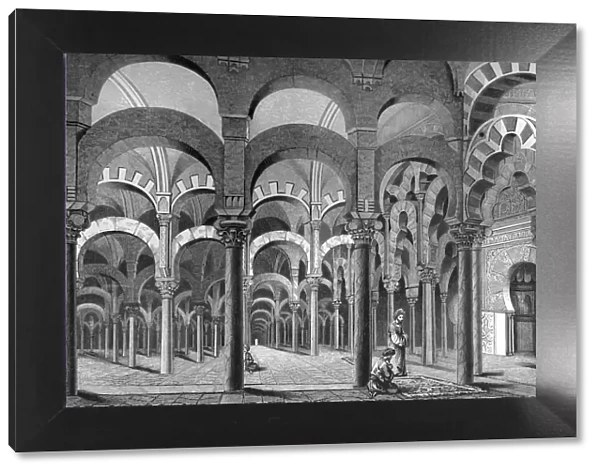 The Mezquita, Cordoba, Spain, 1849. Artist: A Bisson