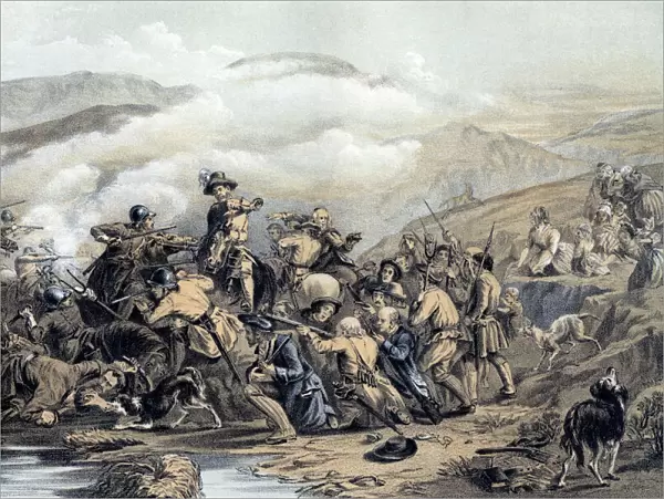The Battle of Drumclog, 1679 (19th century). Artist: George Harvey