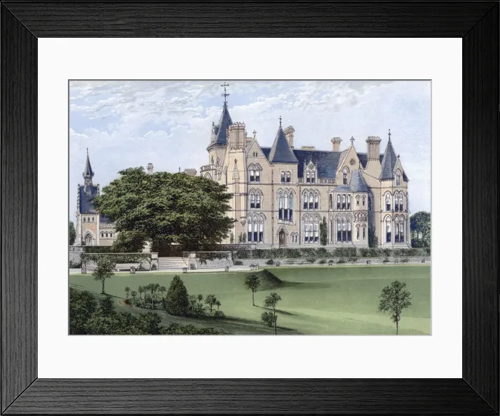 Framed Print : Bestwood Lodge, Nottinghamshire, late 19th century Framed Print : Bestwood Lodge, Nottinghamshire, late 19th century