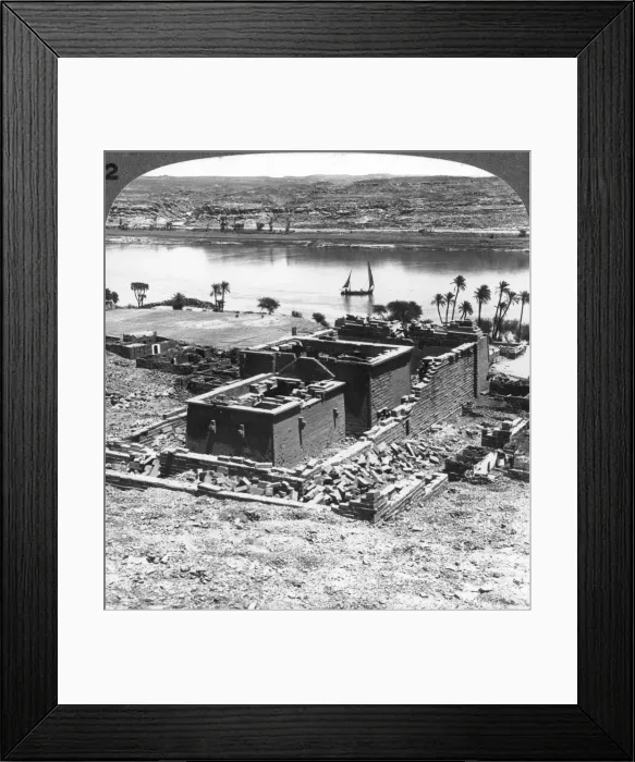 Framed Print : The Nubian temple of Kalabsheh, Egypt, 1905. Artist: Underwood & Underwood Framed Print : The Nubian temple of Kalabsheh, Egypt, 1905. Artist: Underwood & Underwood